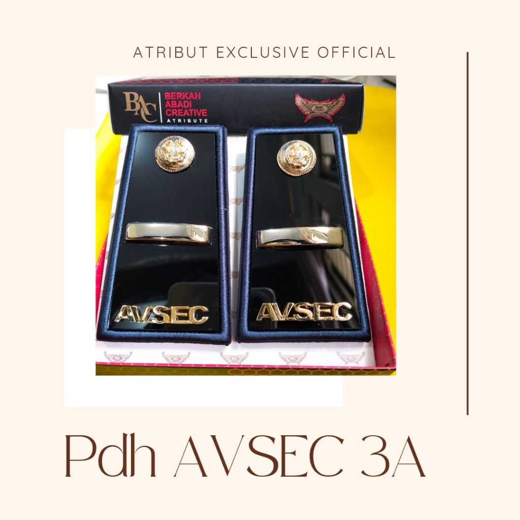 Jual PANGKAT PDH AVSEC GOLONGAN 3A/3B/3C KAIN AKRILIK EXCLUSIVE ...