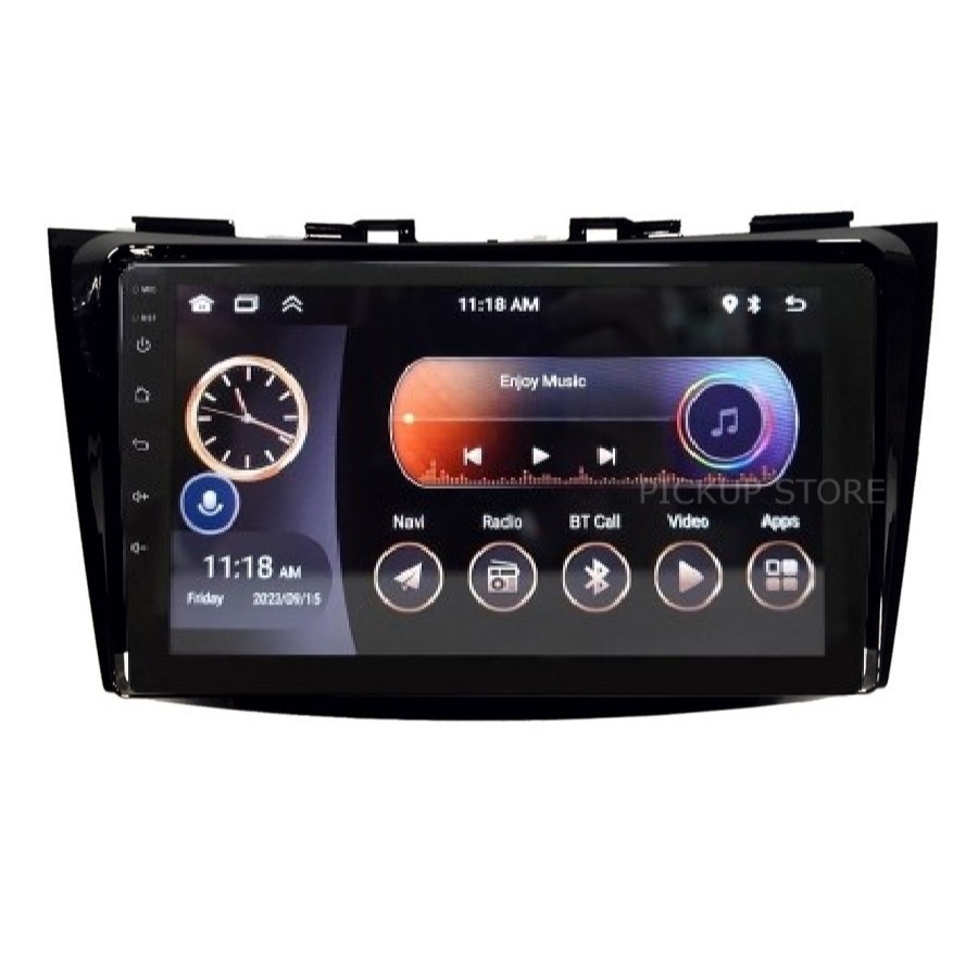 Head Unit Android 9 Inch Kenzu Paket Frame Ertiga 2008-2017