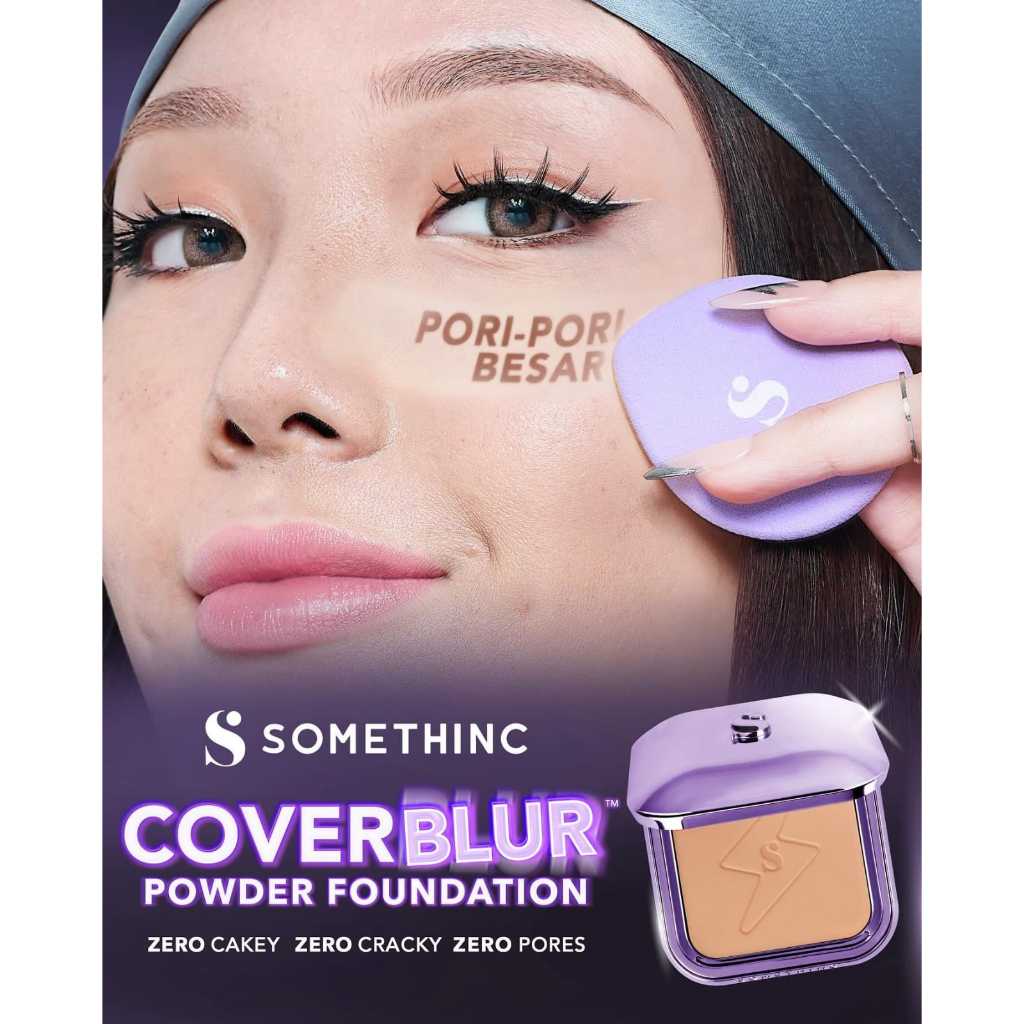 Jual SOMETHINC Copy Paste COVERBLUR Powder Foundation | Shopee Indonesia
