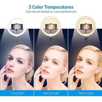Lampu RingLight 26cm Selfie Vlogger Make Up Live Streaming Tiktok