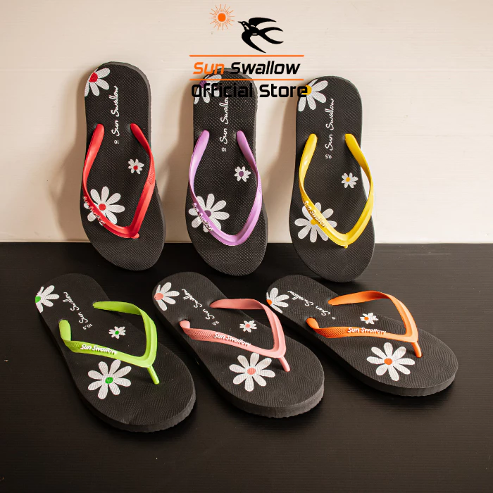  Sandal Jepit Motif Bunga