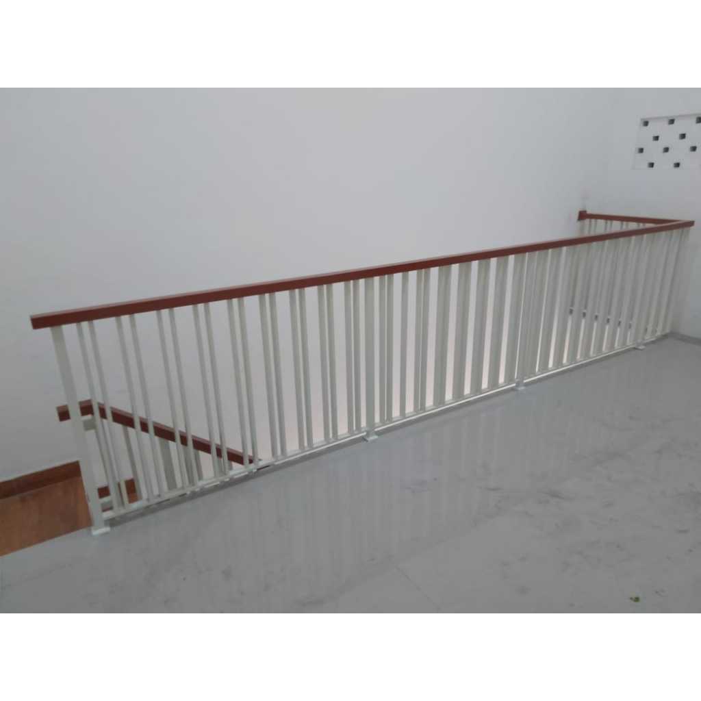 Jual MODEL PAGAR RAILING TANGGA MINIMALIS MURAH HARGA PERMETER | Shopee ...