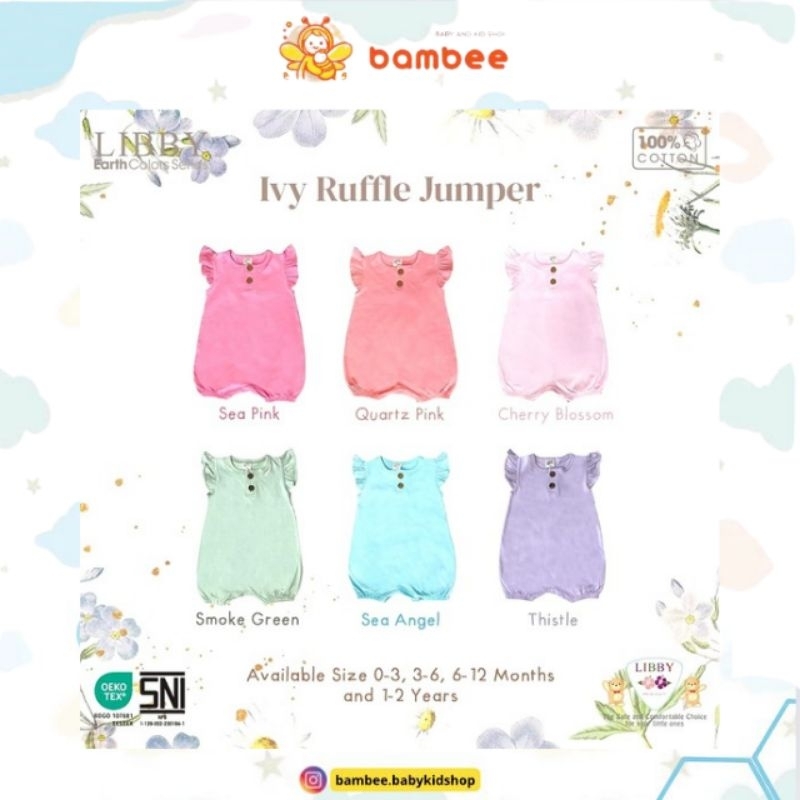 Jual LIBBY Ivy Ruffle Jumper Earth Colour Series | Shopee Indonesia