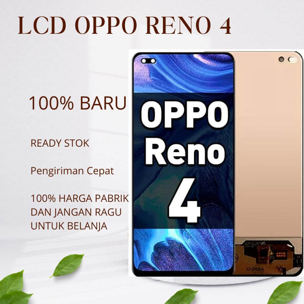 Jual LCD OPPO RENO 4/4F/F17 PRO (100% BARU) Fullset Touchscreen ...