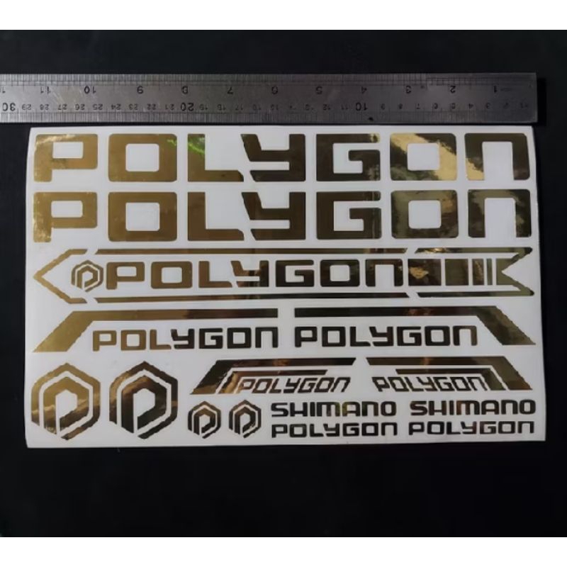 Jual Cutting Sticker Sepeda Fixie MTB Polygon | Shopee Indonesia