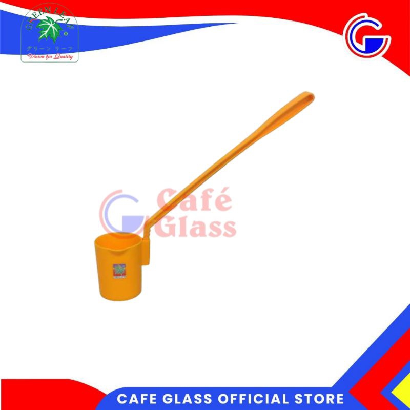 Gayung Es Sirup Plastik Tebal / Gayung Gagang Panjang 390Ml / Gayung Es Buah Minuman Greenleaf (Gl-1466) / Alat Jualan Minuman