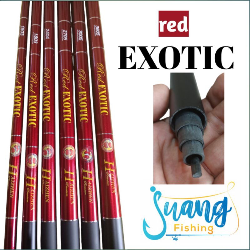 Jual Tegek RED EXOTIC carbon kevlar performance | Shopee Indonesia