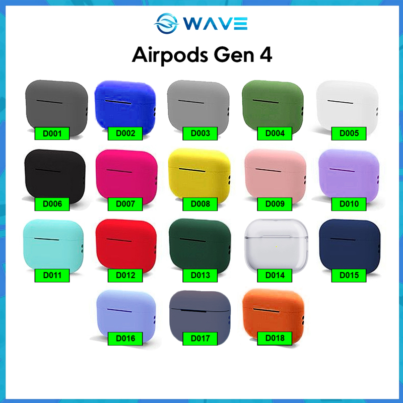 Jual Case Airpods Gen 4 New Polos Silicon Protect Color Pastel Cover