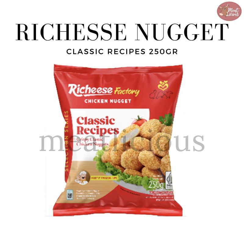 Jual RICHEESE NUGGET CLASSIC RECIPES 250GR | Shopee Indonesia