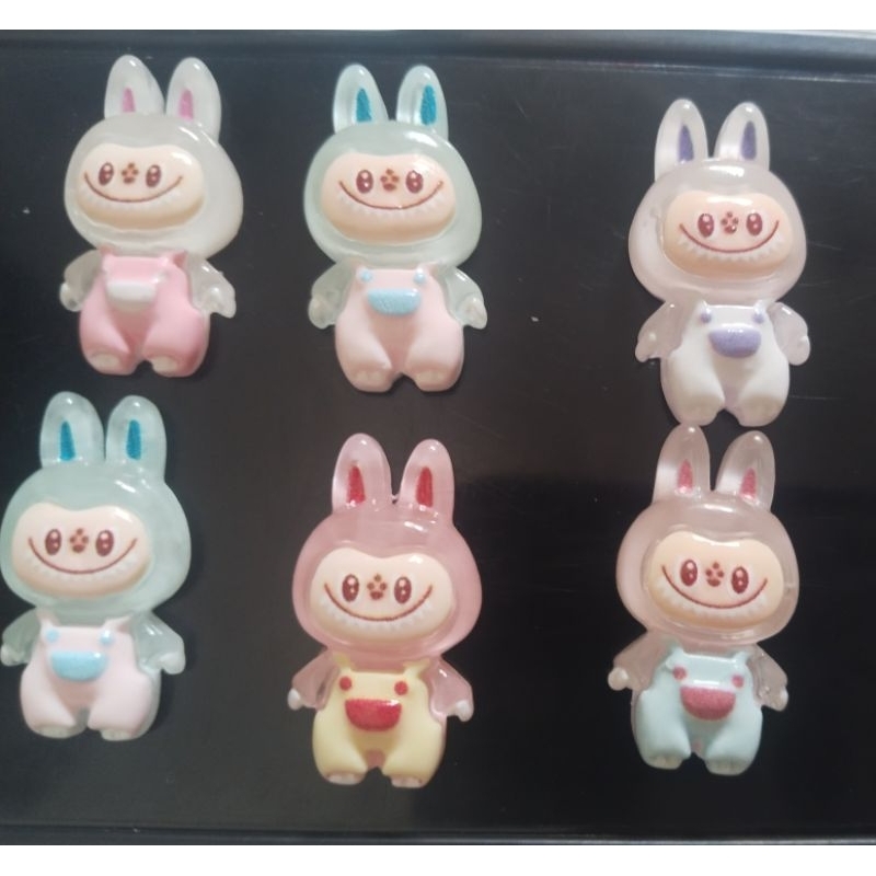 Jual resin clay karakter labubu besar Gid 100 pcs tinggi 3cm | Shopee ...