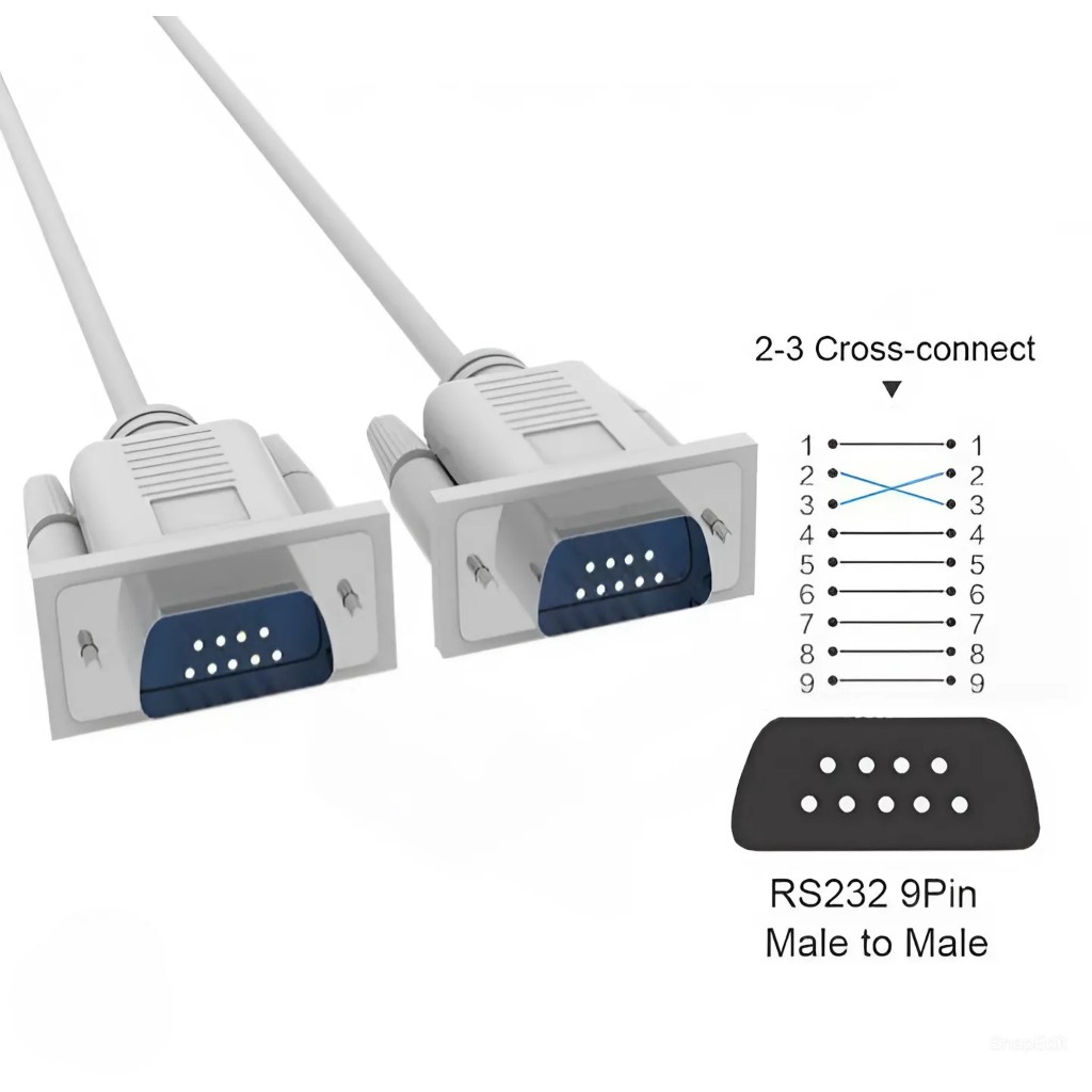 Jual Kabel Serial RS232 DB9 Male to Male Cable RS 232 | Shopee Indonesia