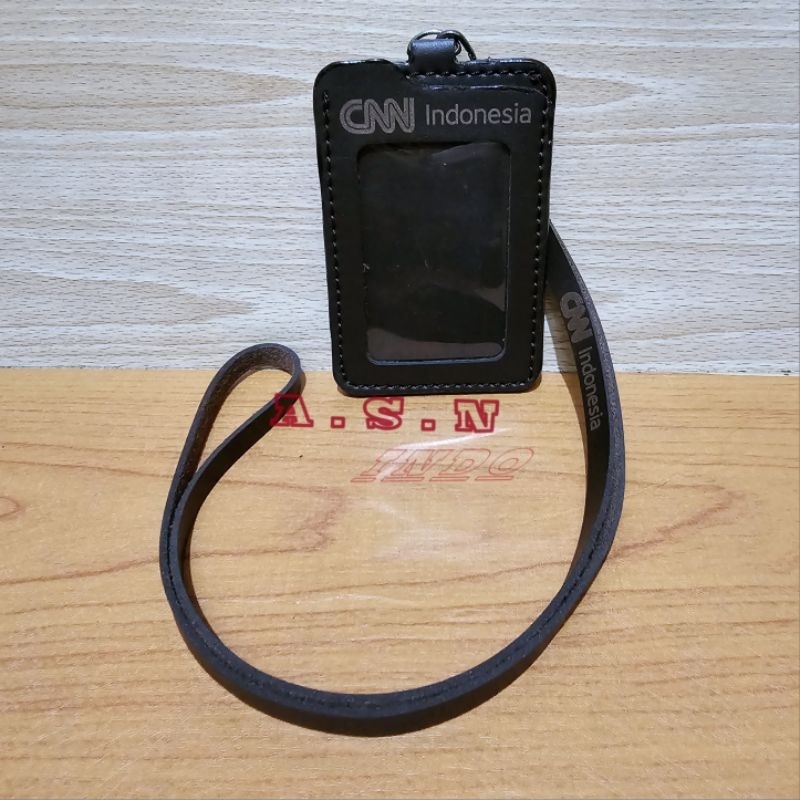 Jual Id Card Kulit CNN Indonesia Tempat Kartu Id Card Kulit | Shopee ...