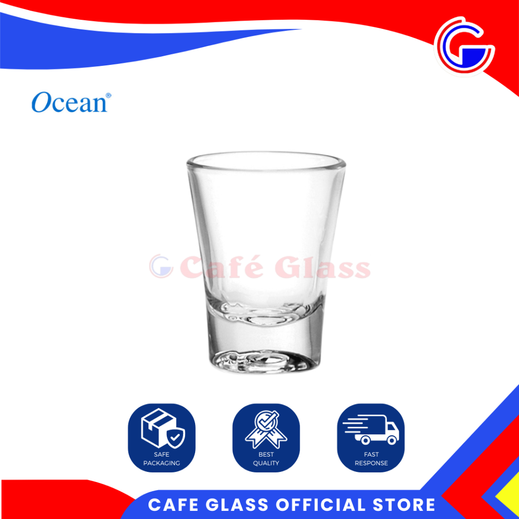 Shot Glass / Gelas Kecil Kaca Untuk Shot Bar 60Ml / Solo Shot Merk Ocean P00110 / Gelas Per Pcs