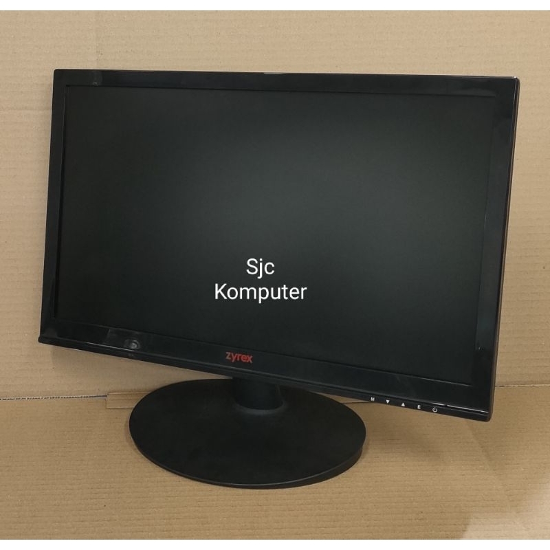 Jual Monitor Led Zyrex 18,5/19Inch Wide Screen Like New & Bergaransi ...