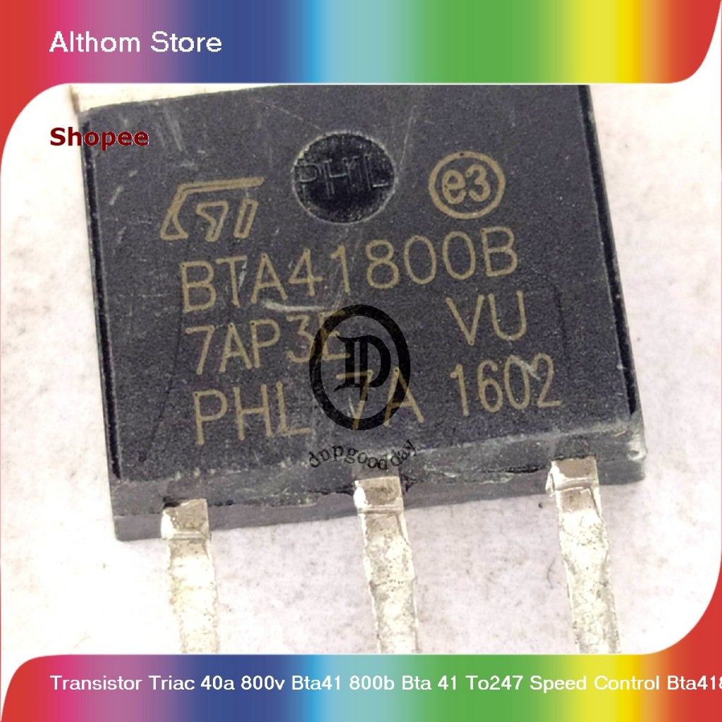 5Pcs BTA41-800B Triac ST Microelectronics - 40A 800V TOP-3L Thyristor