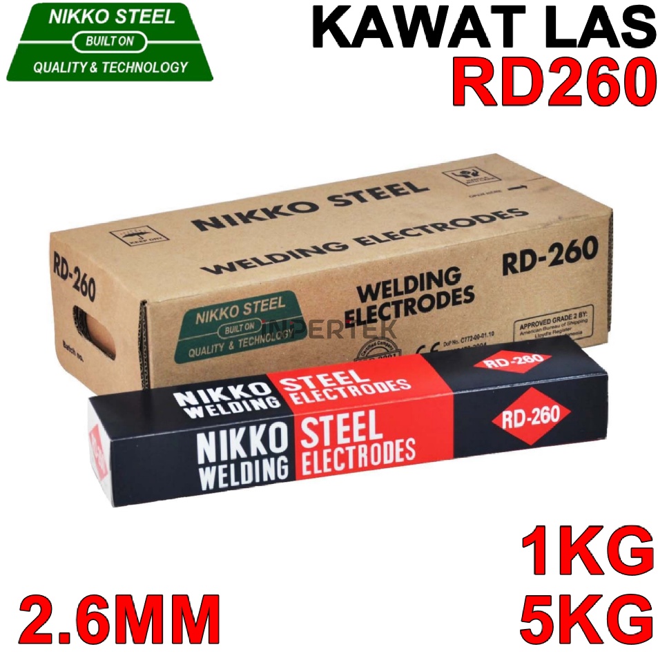 Jual Kawat Las RD26 26mm NIKKO STEEL Elektroda RD 26 26 mm Welding ...