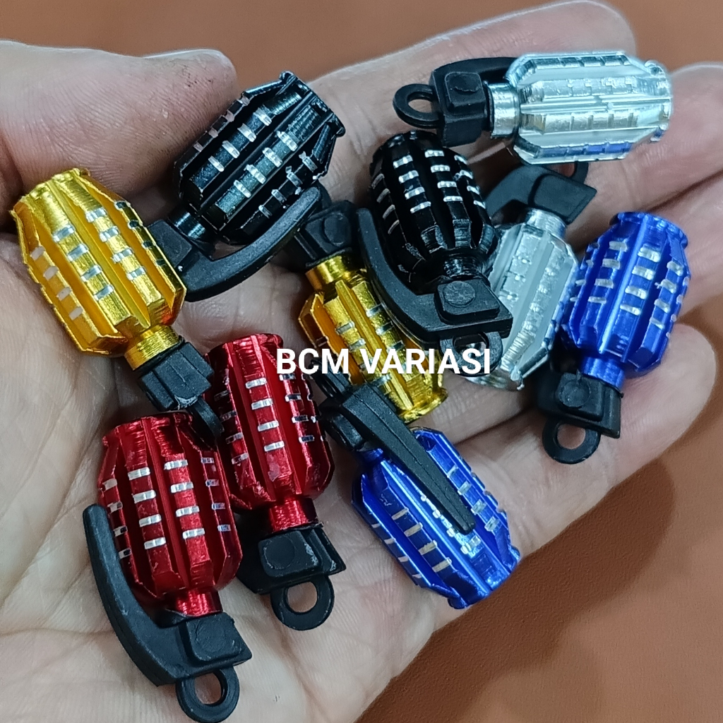 2 PCS tutup pentil ban motor variasi UNIVERSAL UNTUK SEMUA JENIS MOTOR