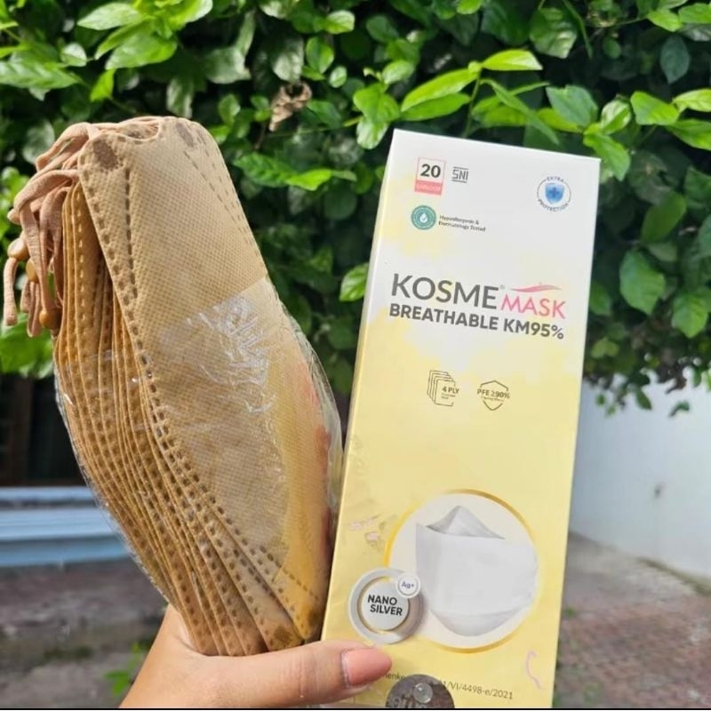 Jual TERMURAH Masker Wajah Safety Berwarna Masker Medis isi 20 Sachet