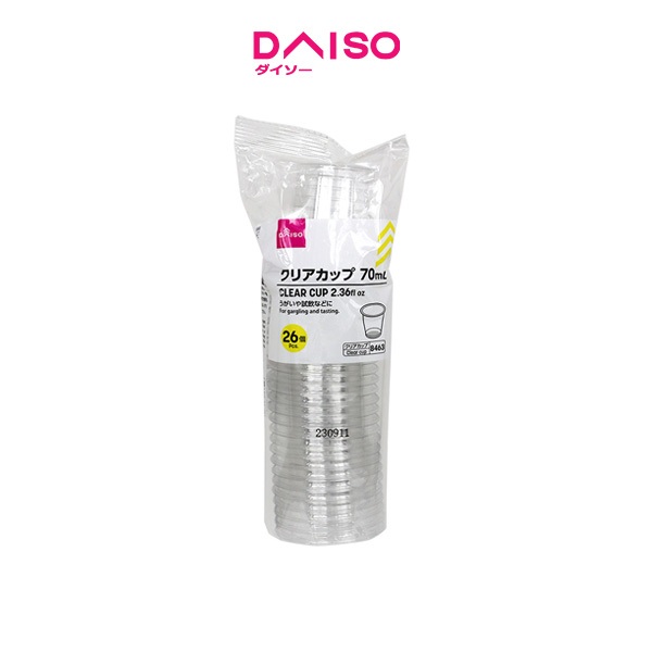 Jual Daiso Clear cup 26pcs 2.36 fl oz | Shopee Indonesia