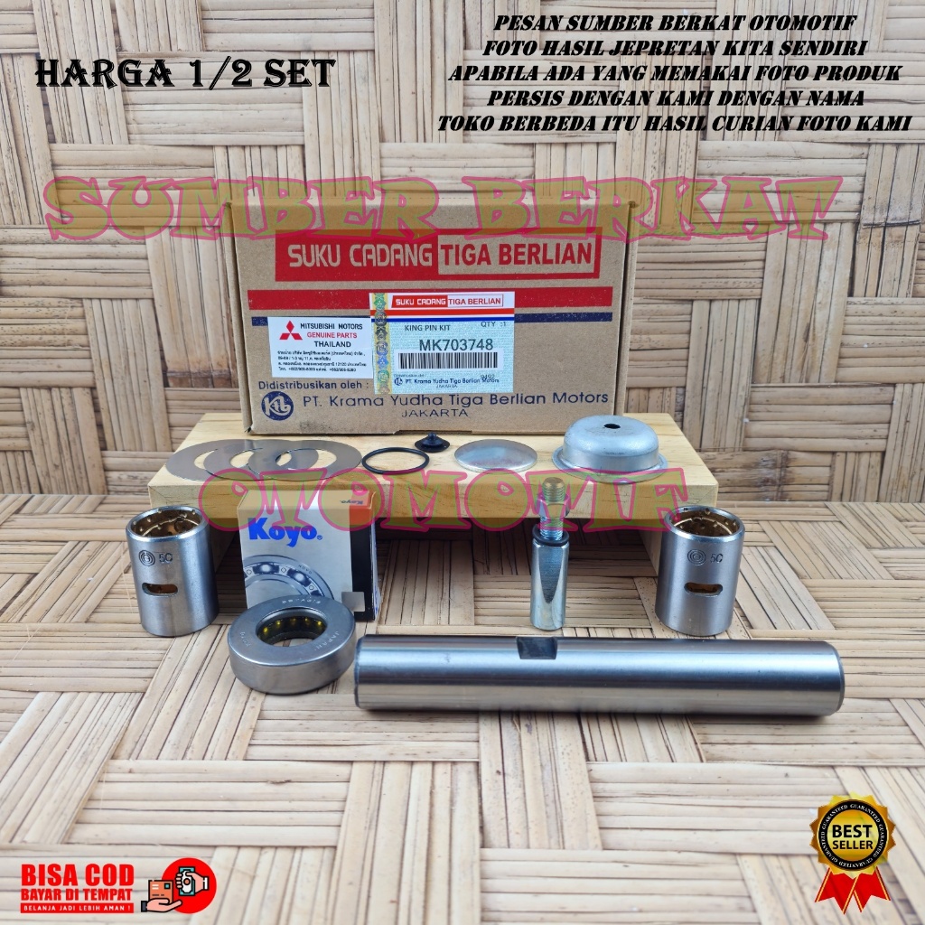 Jual KING PEN KING PIN MITSUBISHI CANTER PS100 PS120 PS125 PS136 1/2SET ...