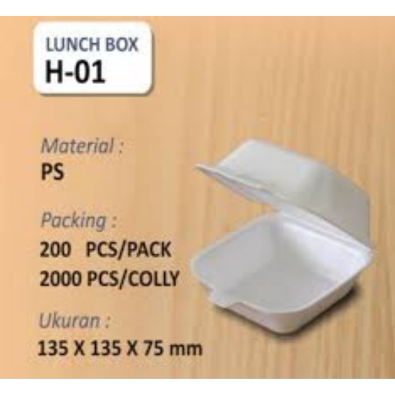 Jual KCS STYROFOAM/BUSA BOX PACKAGING FOOD / KOTAK BEKAL KEMASAN ...