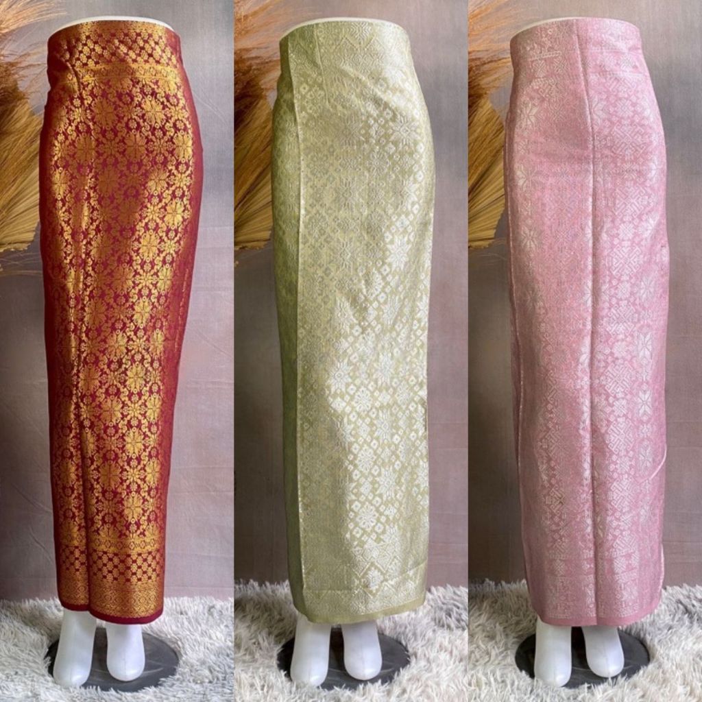 Jual Rok Kain Songket Lilit Bawahan Kebaya Modern Kain Samping Baby ...