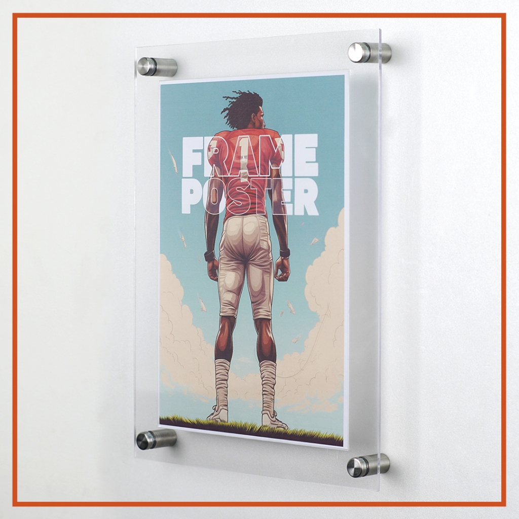 Jual Poster Frame Akrilik/Bingkai Poster Akrilik/Jepit 2 MM, Ukuran A3 ...