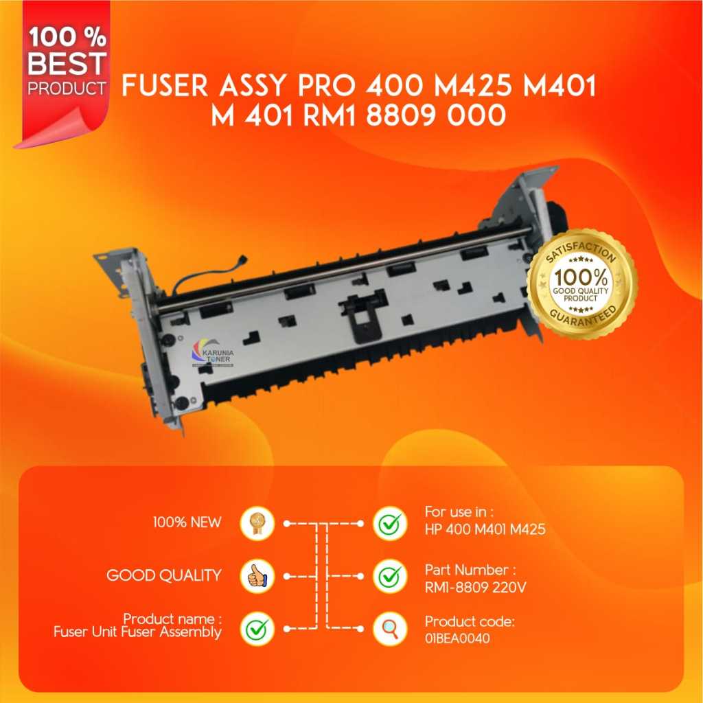 Jual FUSER ASSY PRO 400 M425 M401 M 401 RM1 8809 000 | Shopee Indonesia