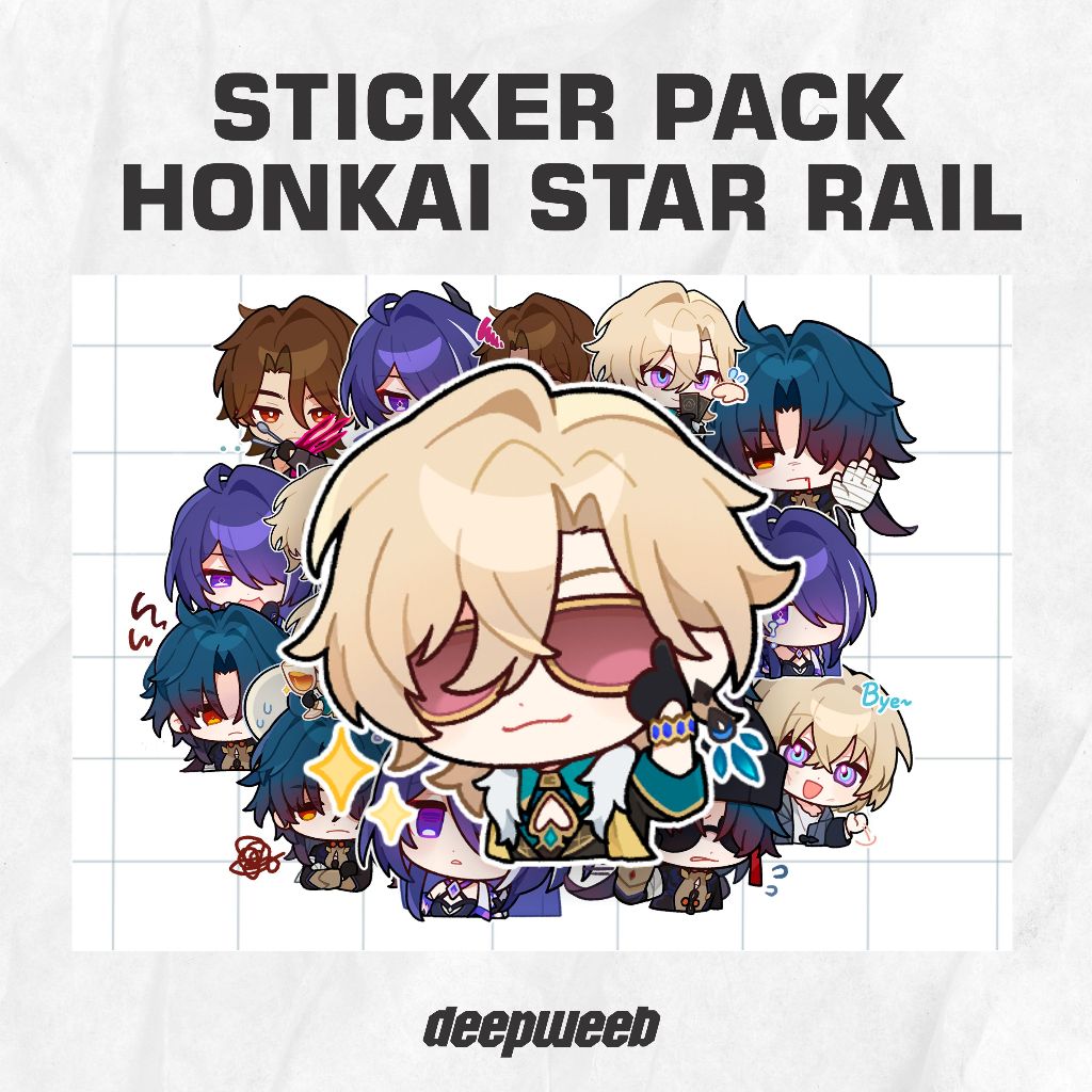 Jual Sticker Pack Honkai Star Rail Vinyl Premium Waterproof | Shopee ...