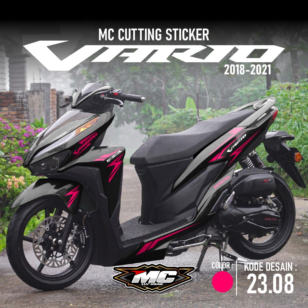 Honda Motorcycles Honda Click 125i Matte Black Pink All New Honda