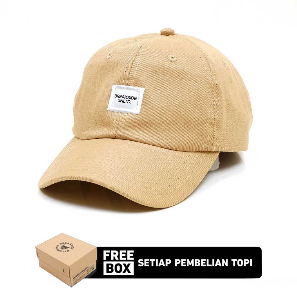 Jual [FREE BOX] Breakside Polo Cap More - Cream Topi Pria | Shopee ...
