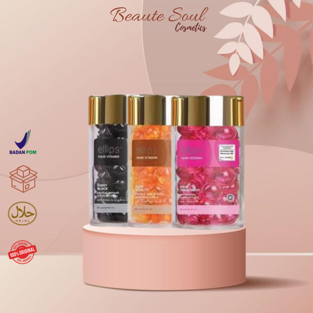 Jual ELLIPS Vitamin Rambut Botol Isi 50 Kapsul ~Beaute Soul ~ | Shopee ...