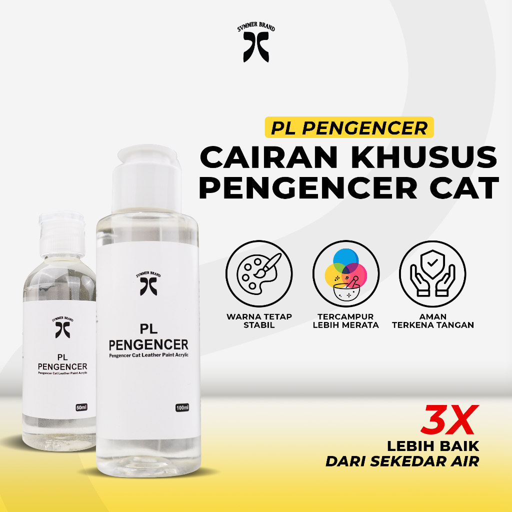 Jual SUMMER SHOES CARE Pengencer Cat Sepatu Cat Akrilik Leather Paint ...