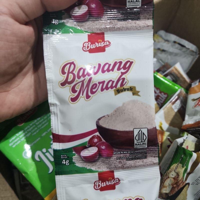 Jual Tabura Burisa Bubuk Bawang Putih Cabai Pala Bawang Merah | Shopee ...