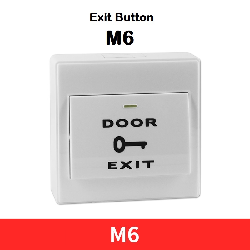 Jual Exit Button / Push Button / Push Button Access Door M6 Include ...