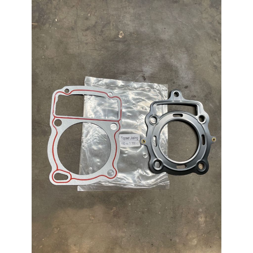 Jual PERPAK TOPSET 150 200 CC JIALING MOTOR RODA TIGA GASKET BURING ...