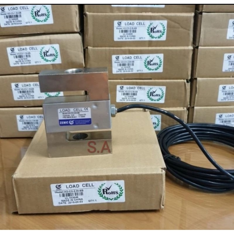 Jual load Cell Zemic h3/load Cell S/Load Cell tension,25kg,100kg,500kg ...