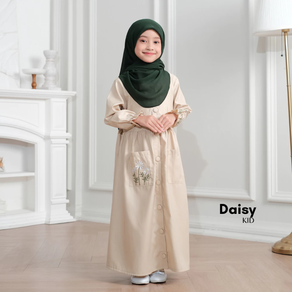 Gamis Ceruty Baby Doll Mewah untuk Kondangan