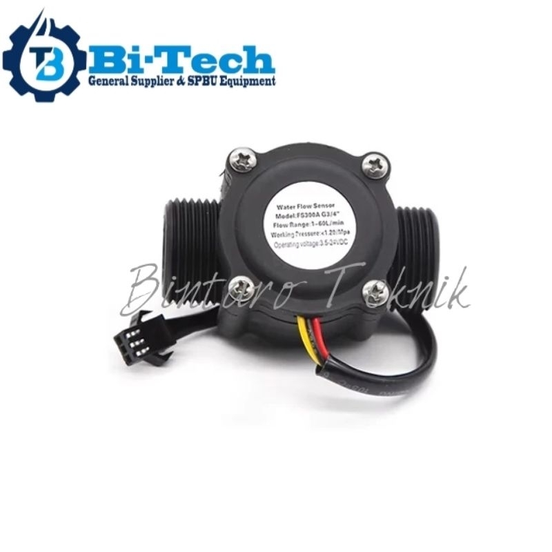Jual Flow Sensor Hitam 3 per 4 inch Flow Sensor 3/4