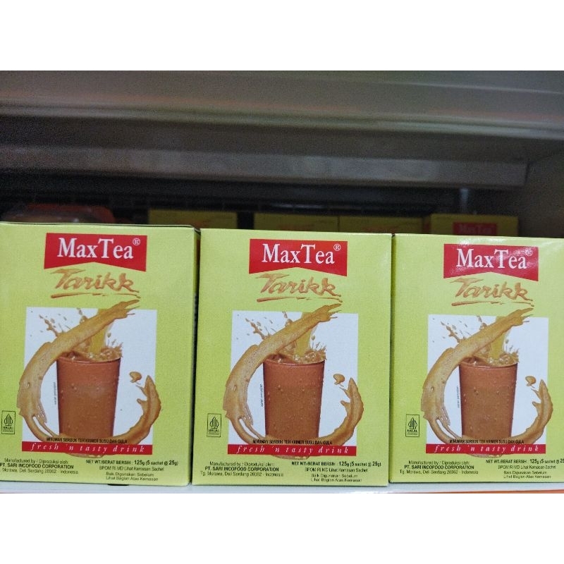 Jual Maxtea teh tarik 125gr (5x25gr) | Shopee Indonesia