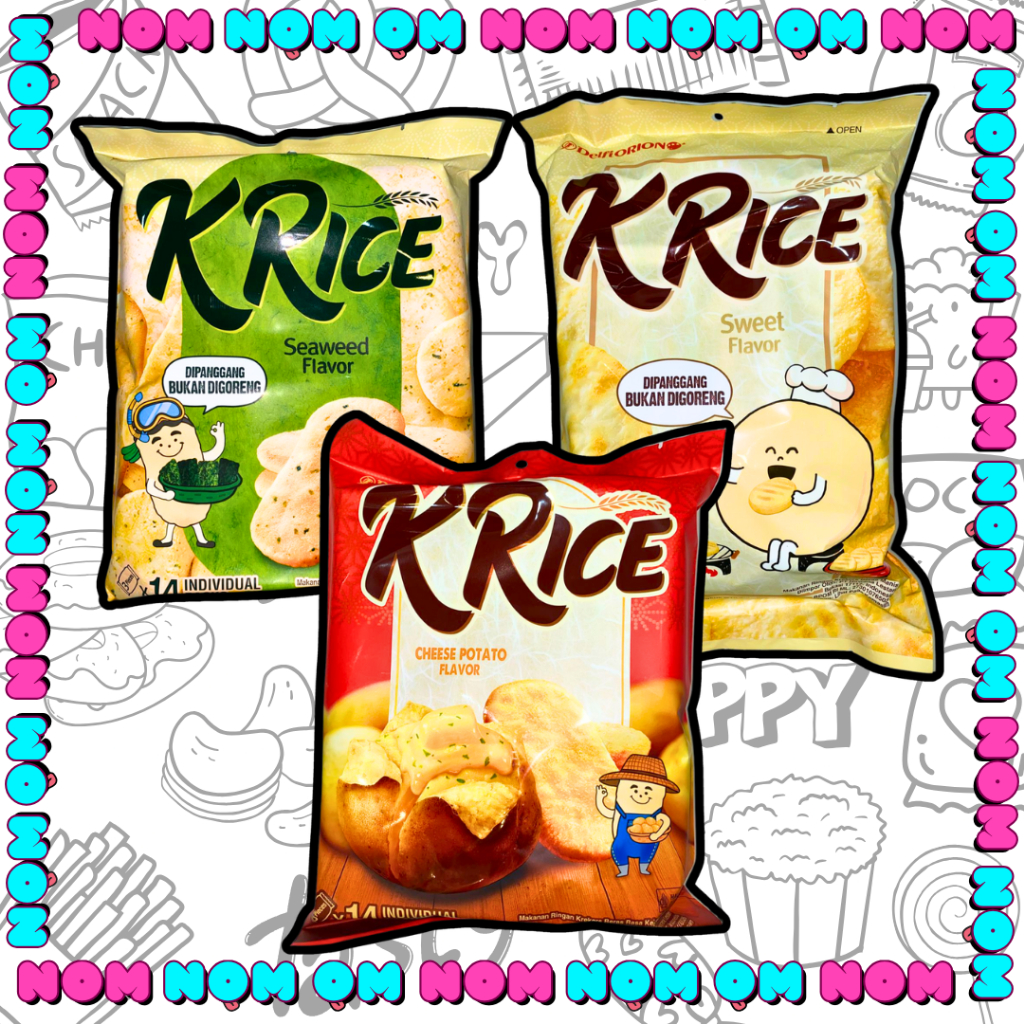 Jual Delfi Orion O'rice / K'Rice Rice Crackers Beras / Seaweed Crakers ...