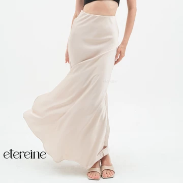 ETEREINE Rok Satin Azalea 110CM Rok Satin Panjang 110cm Wanita Size S Sampai 3XL
