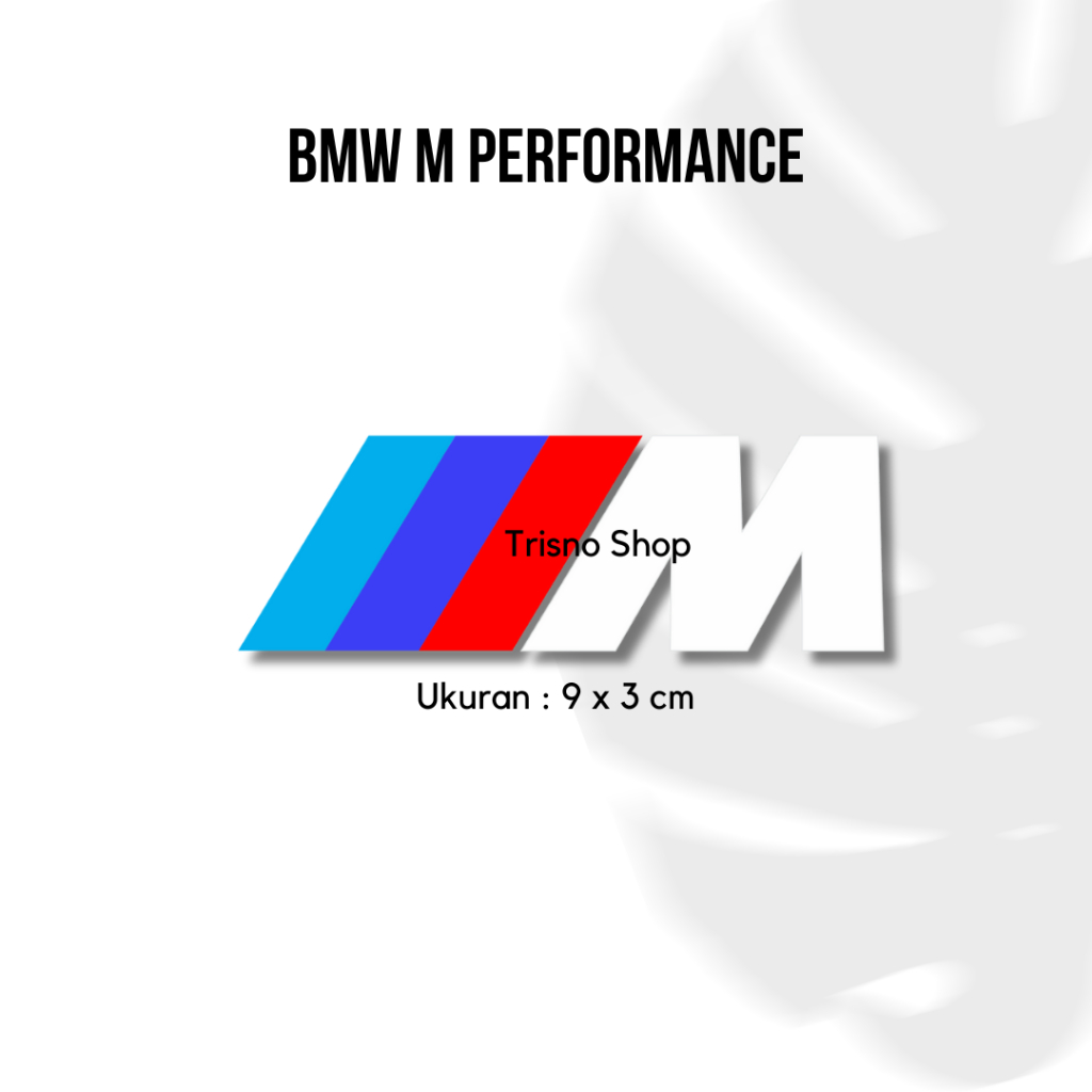 Jual BMW M Performance Sticker – Detail Kecil, Gaya Besar | Shopee ...