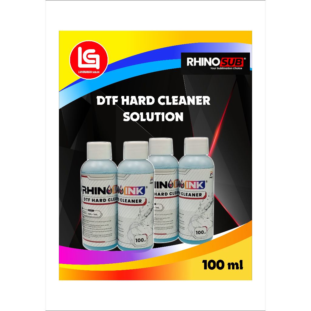 Jual DTF HARD CLEANER / CLEANING SOLUTION / 100ml | Shopee Indonesia
