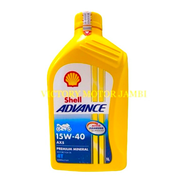 Jual OLI MESIN SHELL ADVANCE AX5 4T 15W-40 1L SHELL OIL | Shopee Indonesia