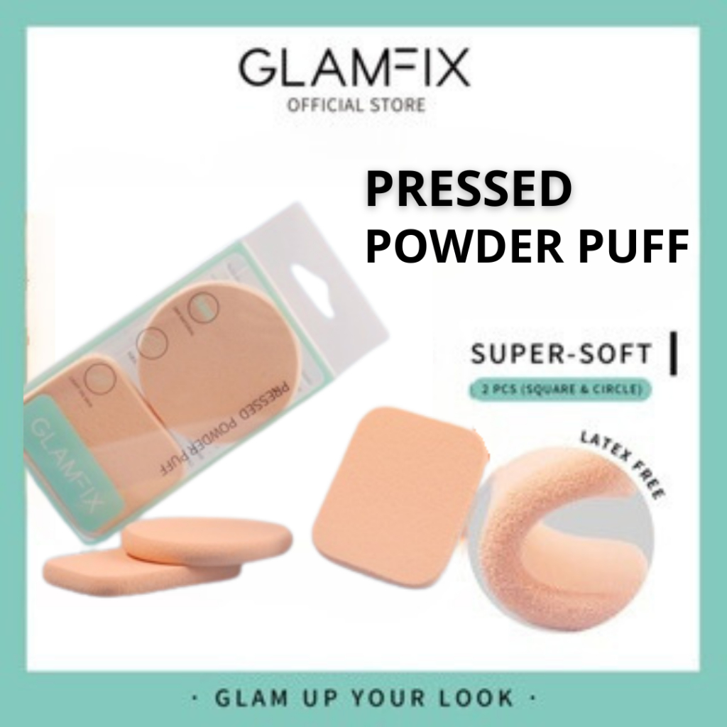 Jual MFI - GLAMFIX Pressed Powder Puff | Spons Bedak | Shopee Indonesia