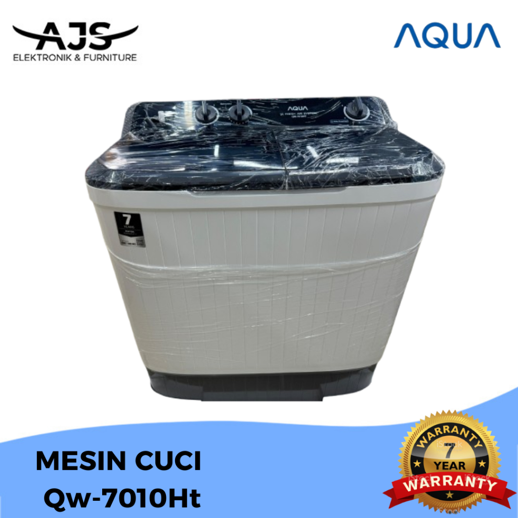 Jual Mesin Cuci 2 Tabung AQUA AQW 7030 HT Hijab Series