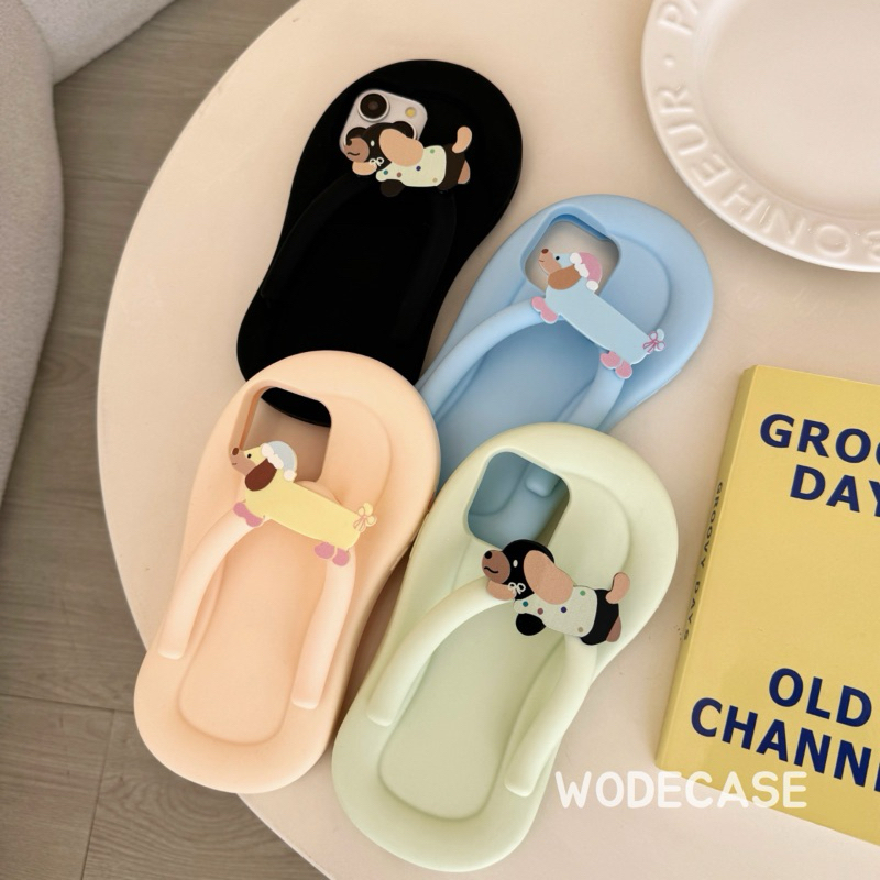 Jual WODECASE Doggie Slipper Case Silicone Sandals Softcase Anjing ...