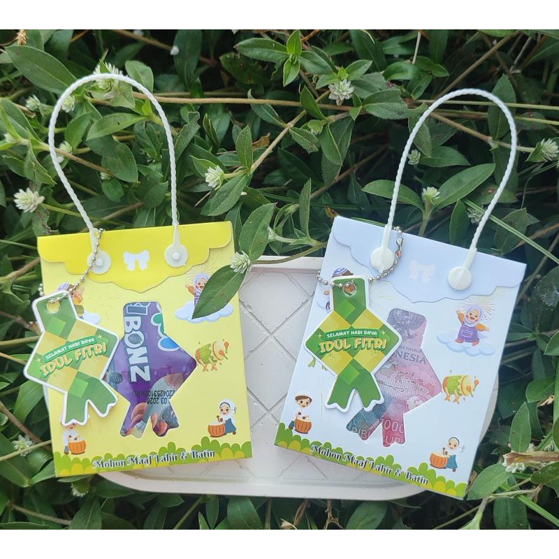 Jual Amplop Lebaran Tas Parcel Mini / Amplop Lebaran Isi Snack Hampers ...