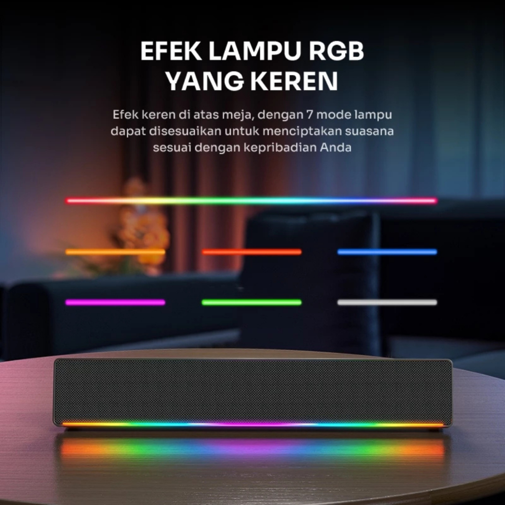 Jual SPEAKER ROBOT RB680 SOUNDBAR Speaker RB680 Wireless 5.3 Sky Sound ...